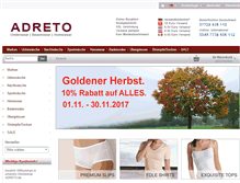 Tablet Screenshot of adreto.de